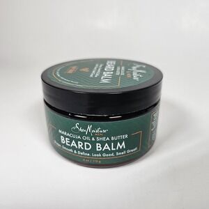 Shea Moisture Men Beard Balm Maracuja Oil & Shea Butter Smooth and Define 4 Oz